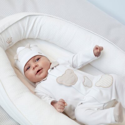 Babypakje 3 teddies White/beige