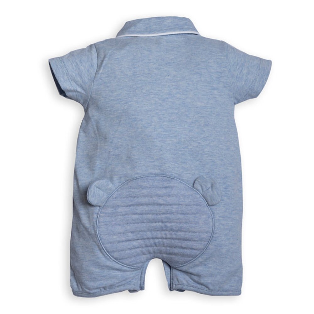 Babypakje short combi teddy Azzuro