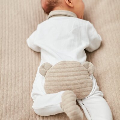 Babypakje met zakjes en beer White / beige