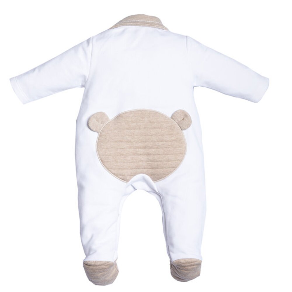 Babypakje met zakjes en beer White / beige