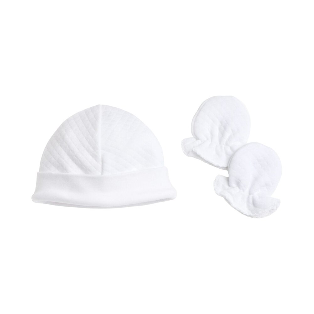 Newborn muts losange Lux Wit