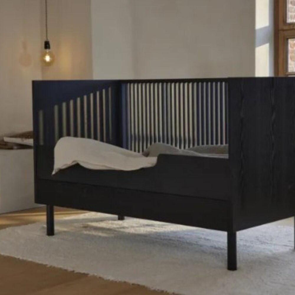 Uitvalbeschermer voor bed Hai No Ki 70x140 cm Black ash