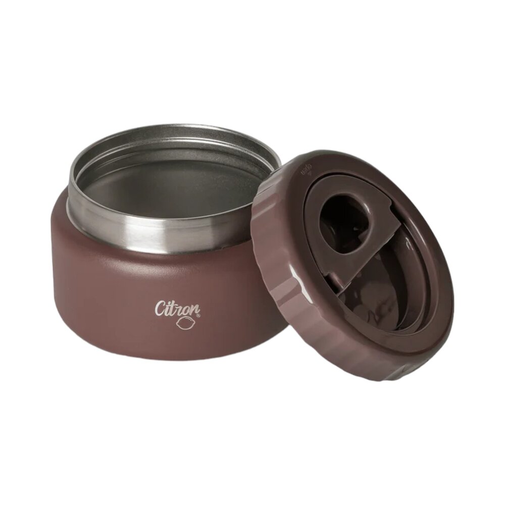 Stainless Steel Food Jar 250ml Plum