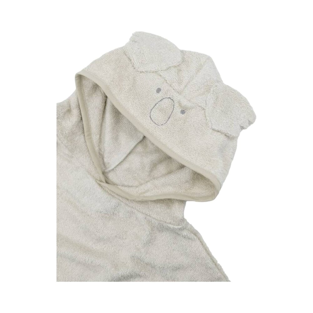 Badponcho baby 0-2 jaar - 100% Bamboe Terry Koala/Oyster Grey