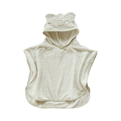 Badponcho baby 0-2 jaar - 100% Bamboe Terry Koala/Oyster Grey