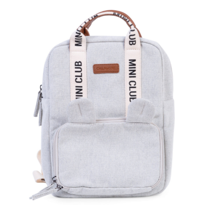 Rugzak kids Mini Club - Signature canvas Off white