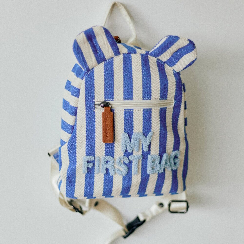 My First Bag Stripes Elektrisch blauw/lichtblauw