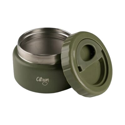 Stainless Steel Food Jar 250ml Green