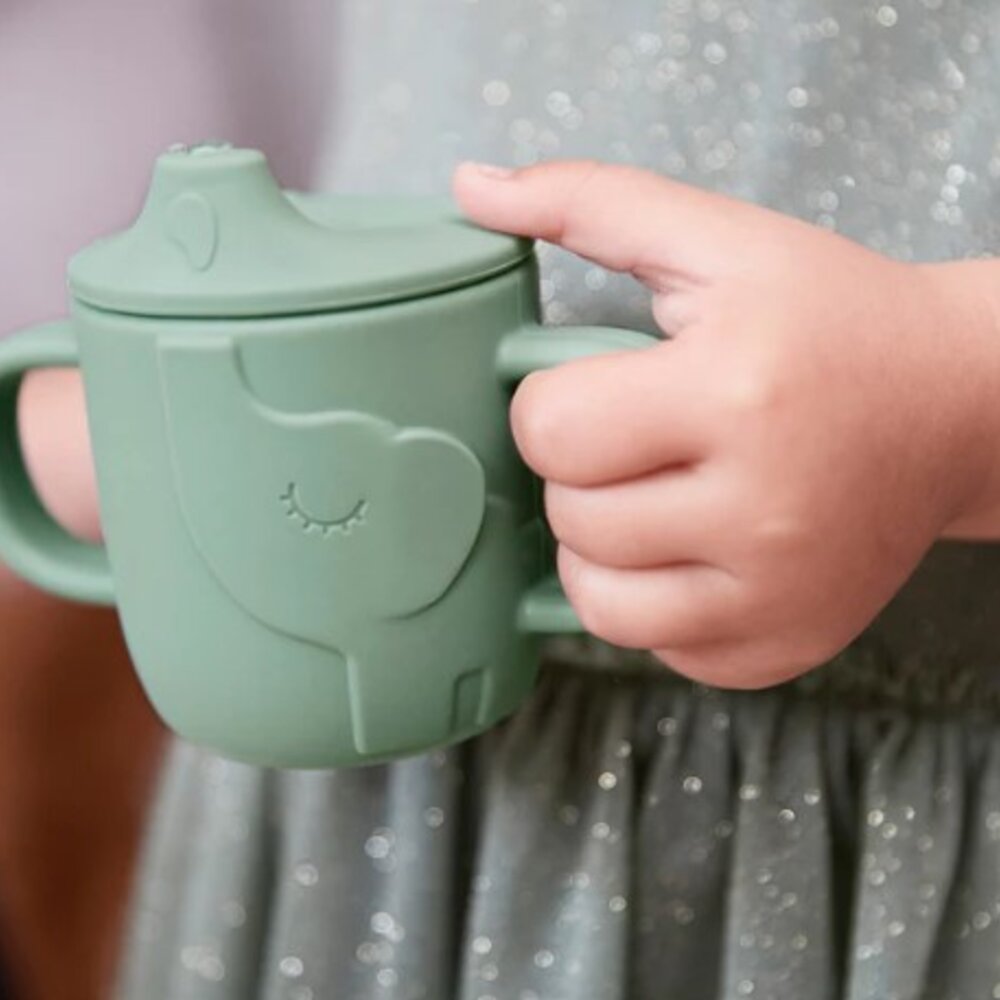 Peekaboo spout cup Elphee Green