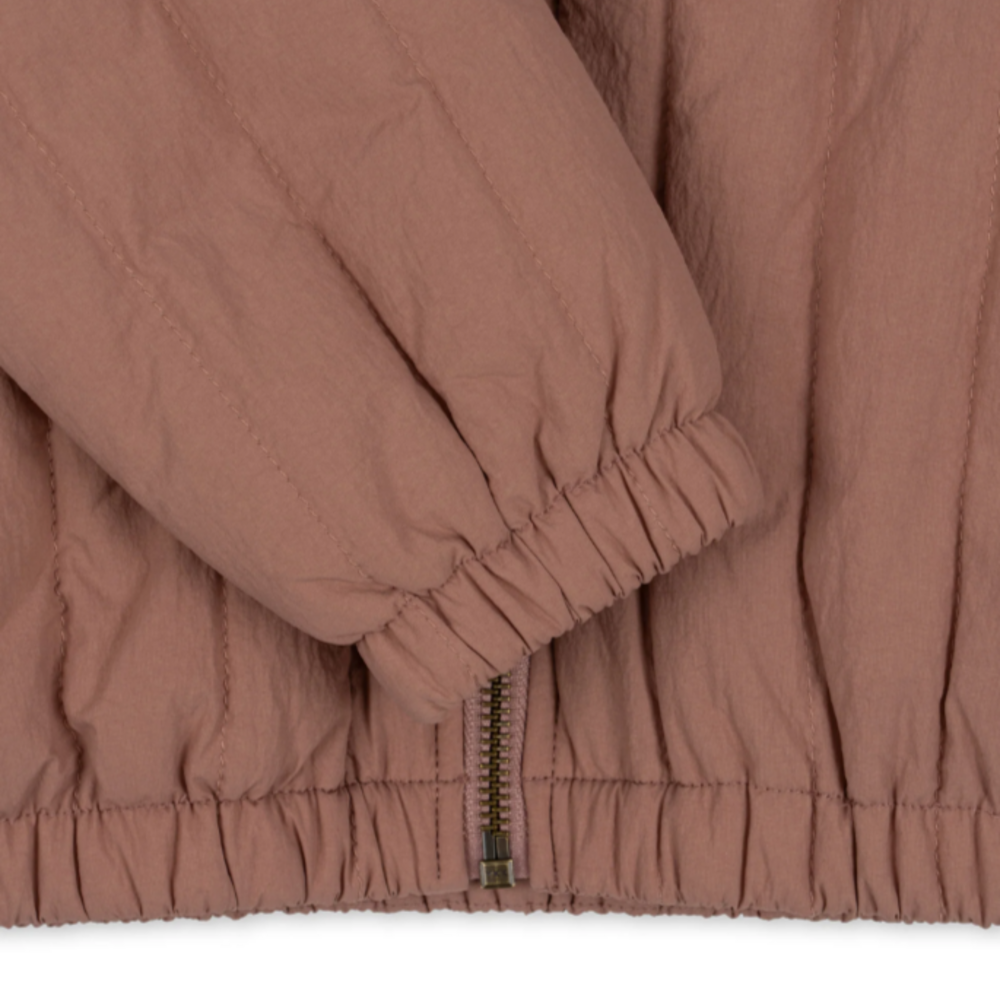 Juno frill bomber jas Cameo brown