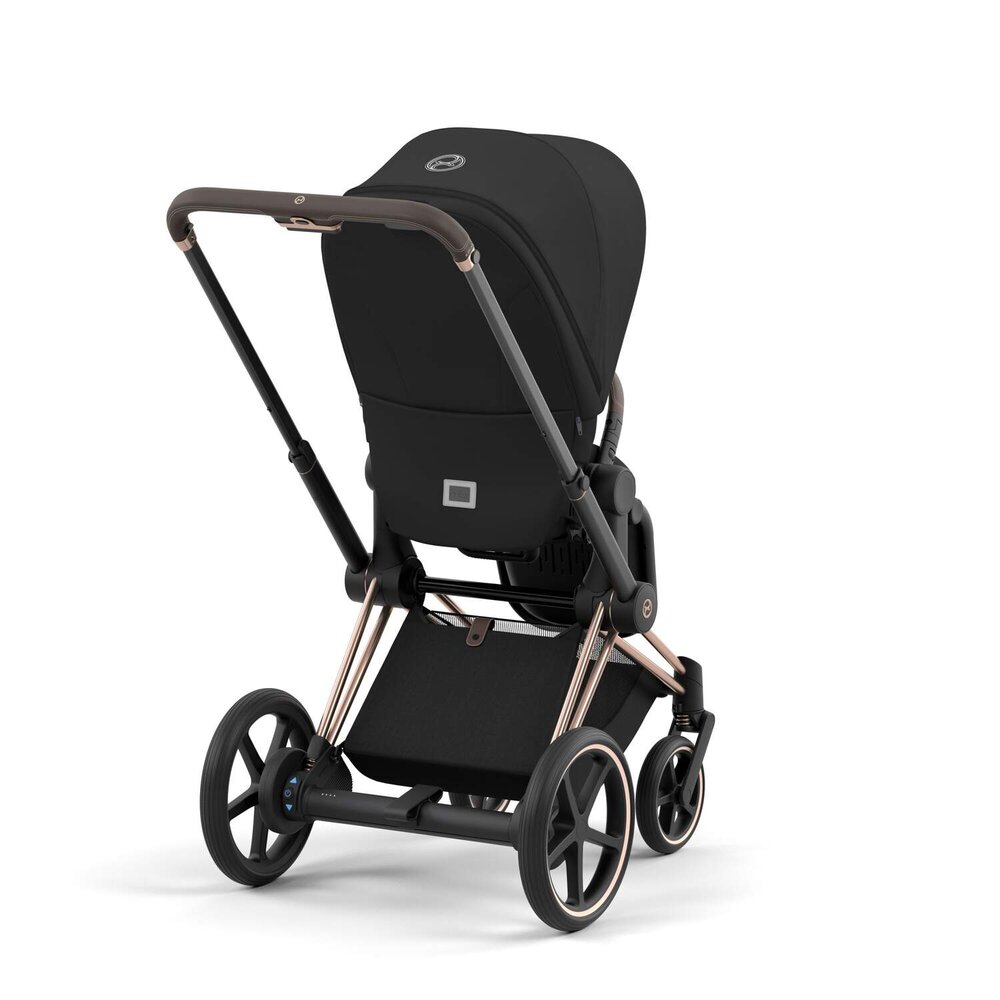 Epriam onderstel kinderwagen + frame zitting Rosegold