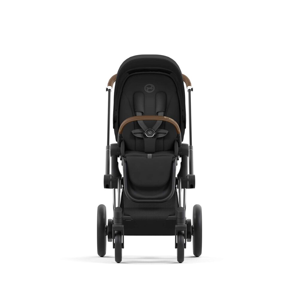 Epriam onderstel kinderwagen + frame zitting Chrome brown