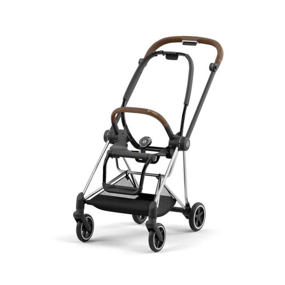 Mios onderstel kinderwagen + frame zitting Chrome brown