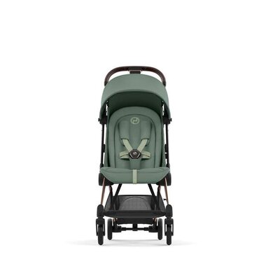 Kinderwagen Coya Rosegold Leaf green