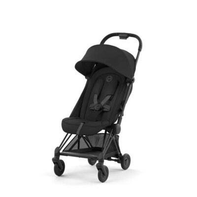 Kinderwagen Coya Matt Black Sepia Black