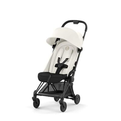 Kinderwagen Coya Matt Black Off white 