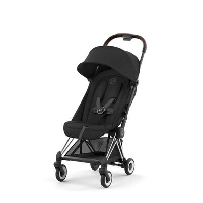 Kinderwagen Coya Chrome Brown Sepia Black