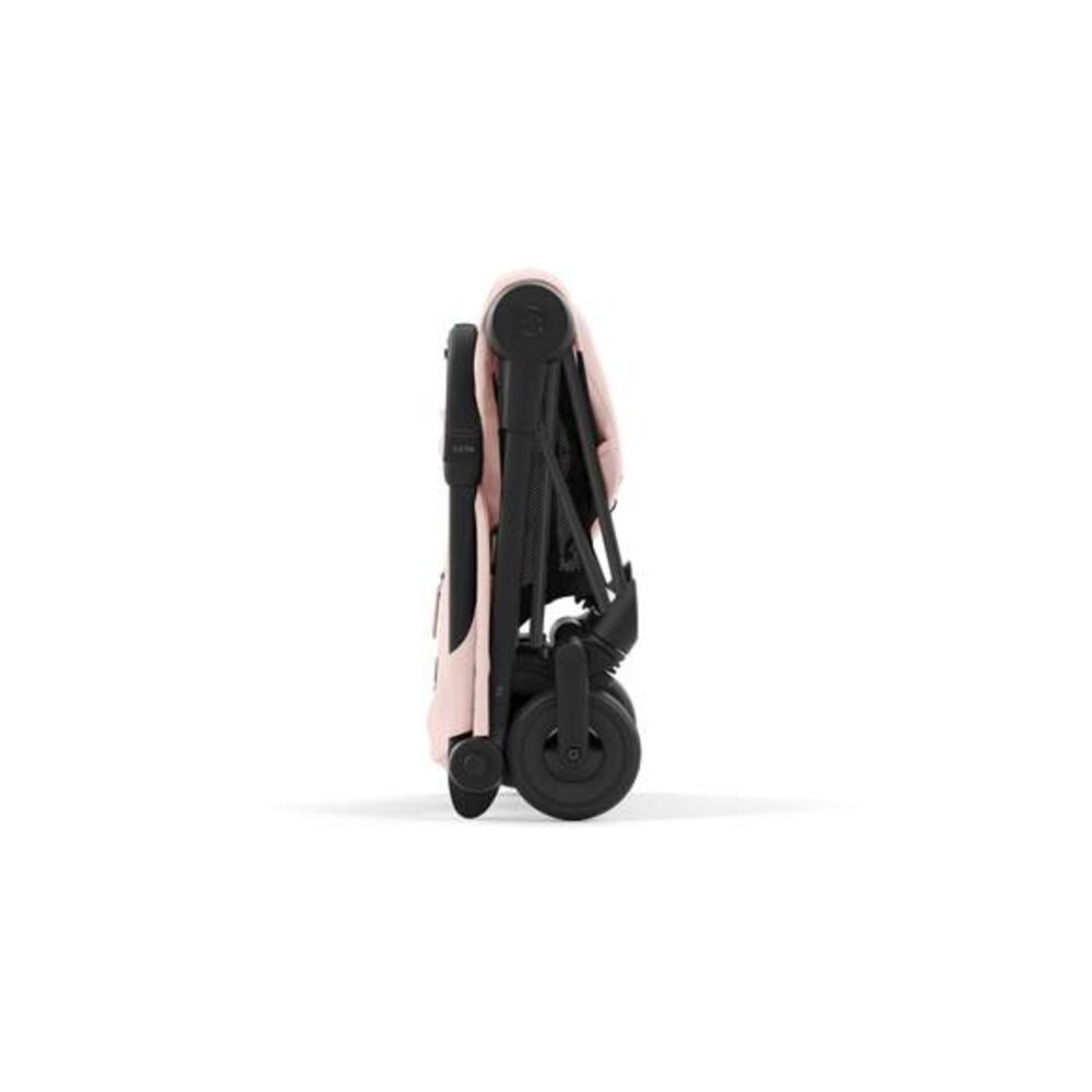 Kinderwagen Coya Matt Black Peach pink