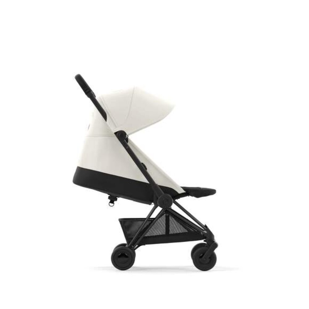 Kinderwagen Coya Matt Black Off white 