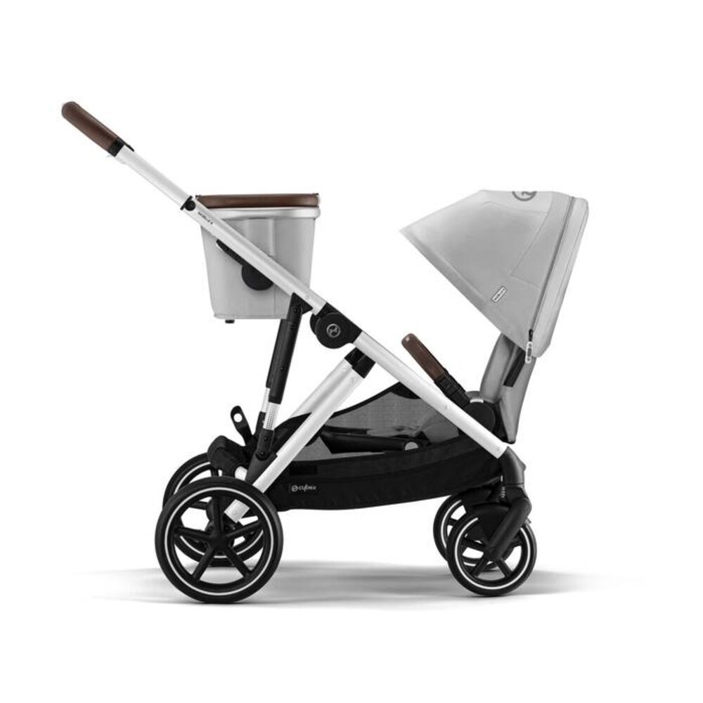 Kinderwagen Gazelle S (frame + zitting) SLV Lava Grey/mid grey