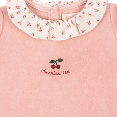 Miffa Onesie frill Gots Mellow rose