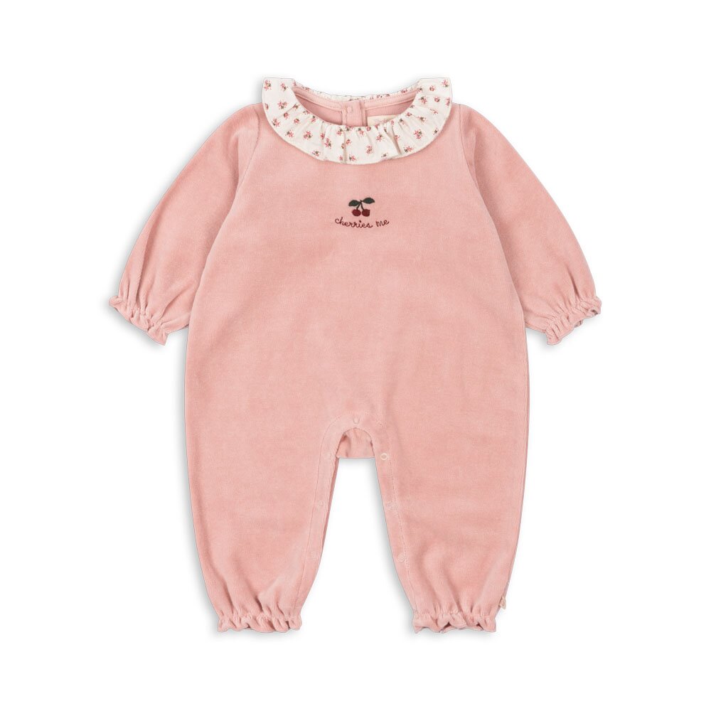 Miffa Onesie frill Gots Mellow rose