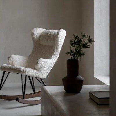 Schommelstoel Rocking chair de luxe - Kids Cream