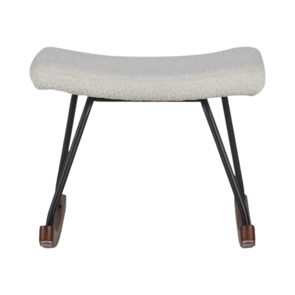 Hocker rocker de luxe Cream