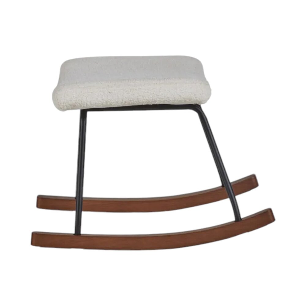 Hocker rocker de luxe Cream