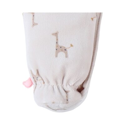 Pyjama Little Tiga velours Beige