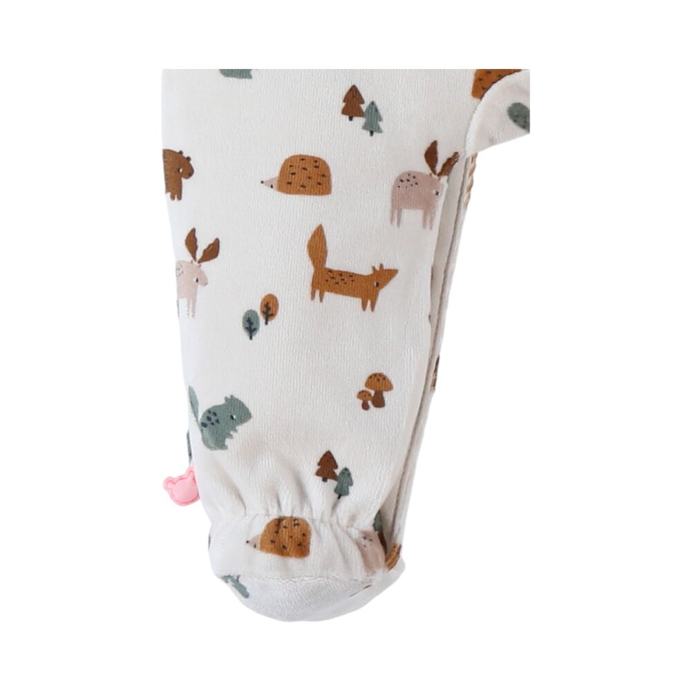 Pyjama Animals velours Beige