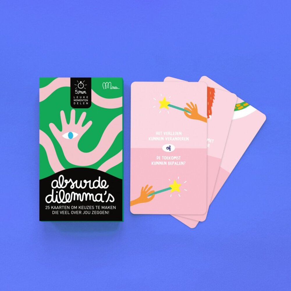 Bonding cards Absurde dilemma's