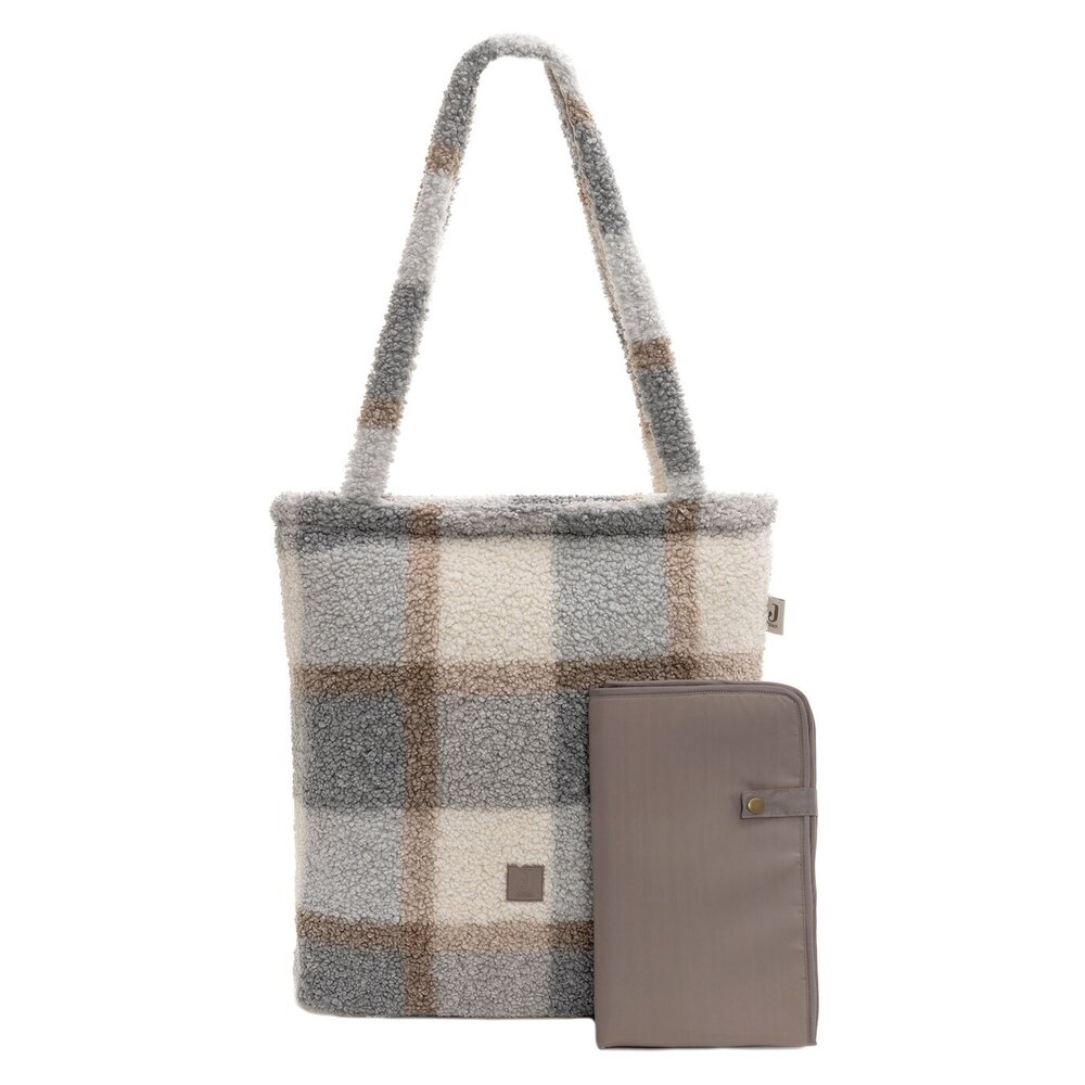 Luiertas Shopper Check Boucle