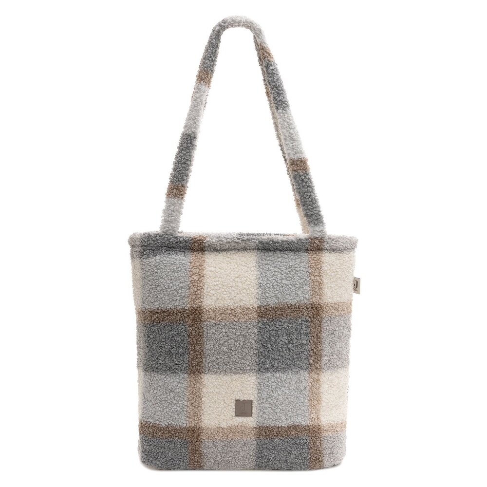 Luiertas Shopper Check Boucle