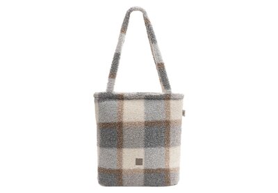 Luiertas Shopper Check Boucle