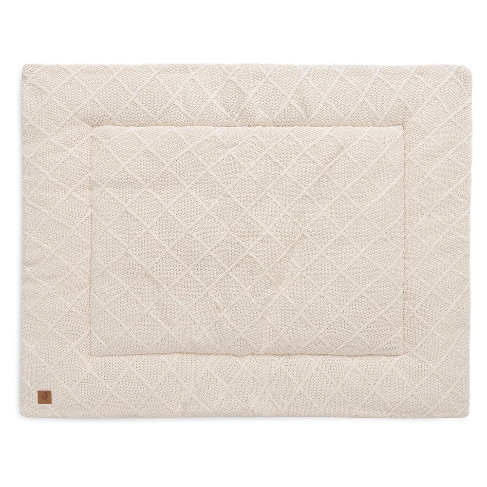 Boxkleed 75x95cm Check Knit Oatmeal