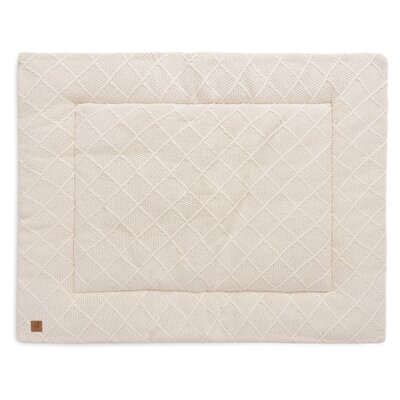 Boxkleed 75x95cm Check Knit Oatmeal