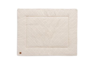 Boxkleed 75x95cm Check Knit Oatmeal