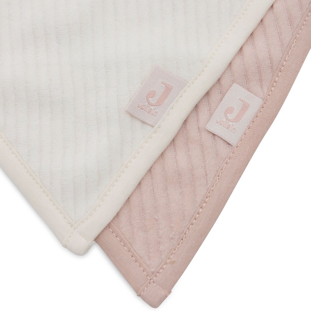 Slab Bandana Velvet Rib (2pack) Wild Rose/Ivory