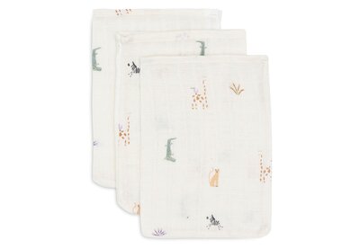 Hydrofiel Washandje 15x20cm (3pack) Jungle Jambo