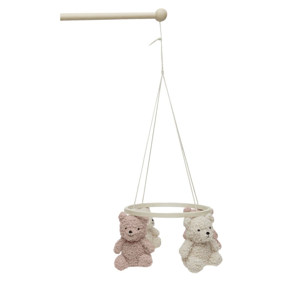 Baby mobiel Teddy Bear Wild Rose/Natur