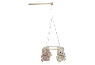 Baby mobiel Teddy Bear Wild Rose/Natur