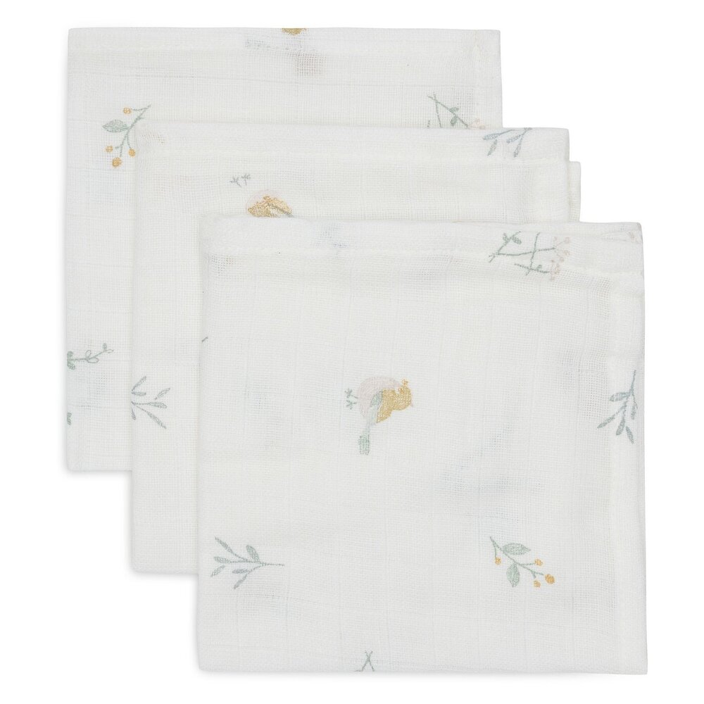 Hydrofiel Monddoekje 31x31cm (3pack) Lovely Birds