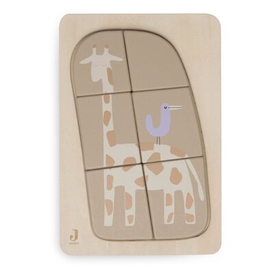 Houten Puzzel Giraffe