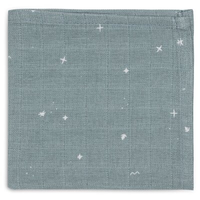 Hydrofiel Monddoekje 31x31cm Twinkling (3pack) Sea Green