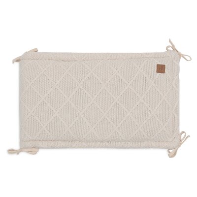 Boxbumper 180x30cm Check Knit Oatmeal