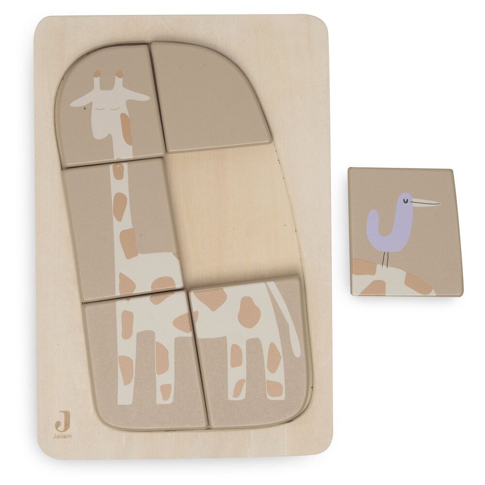 Houten Puzzel Giraffe