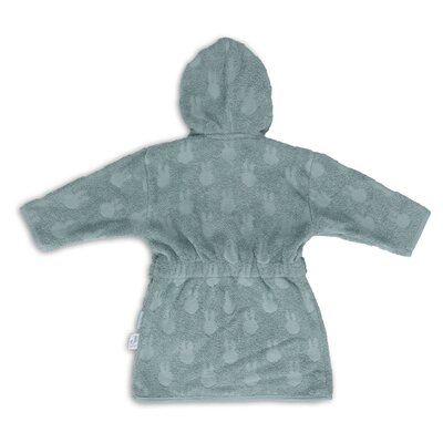 Badjas Badstof Miffy Jacquard Sea Green