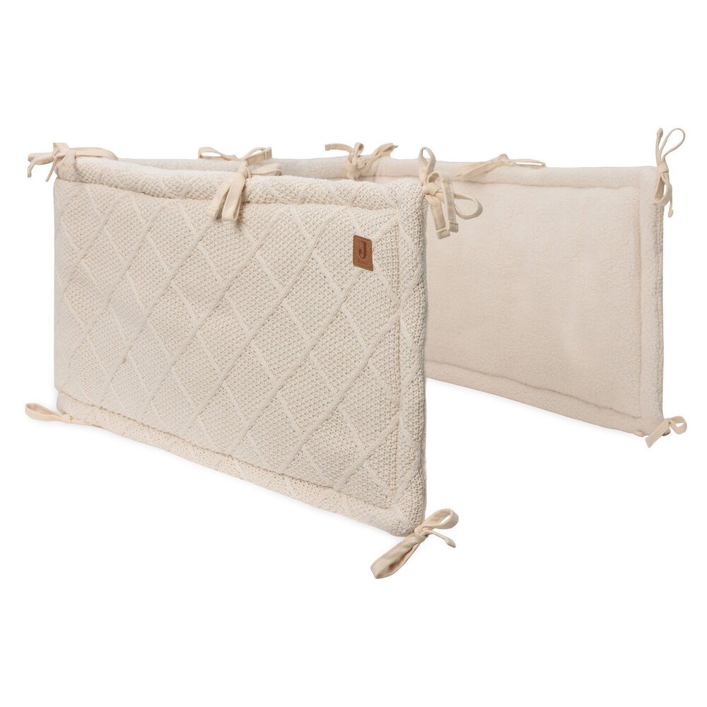 Boxbumper 180x30cm Check Knit Oatmeal