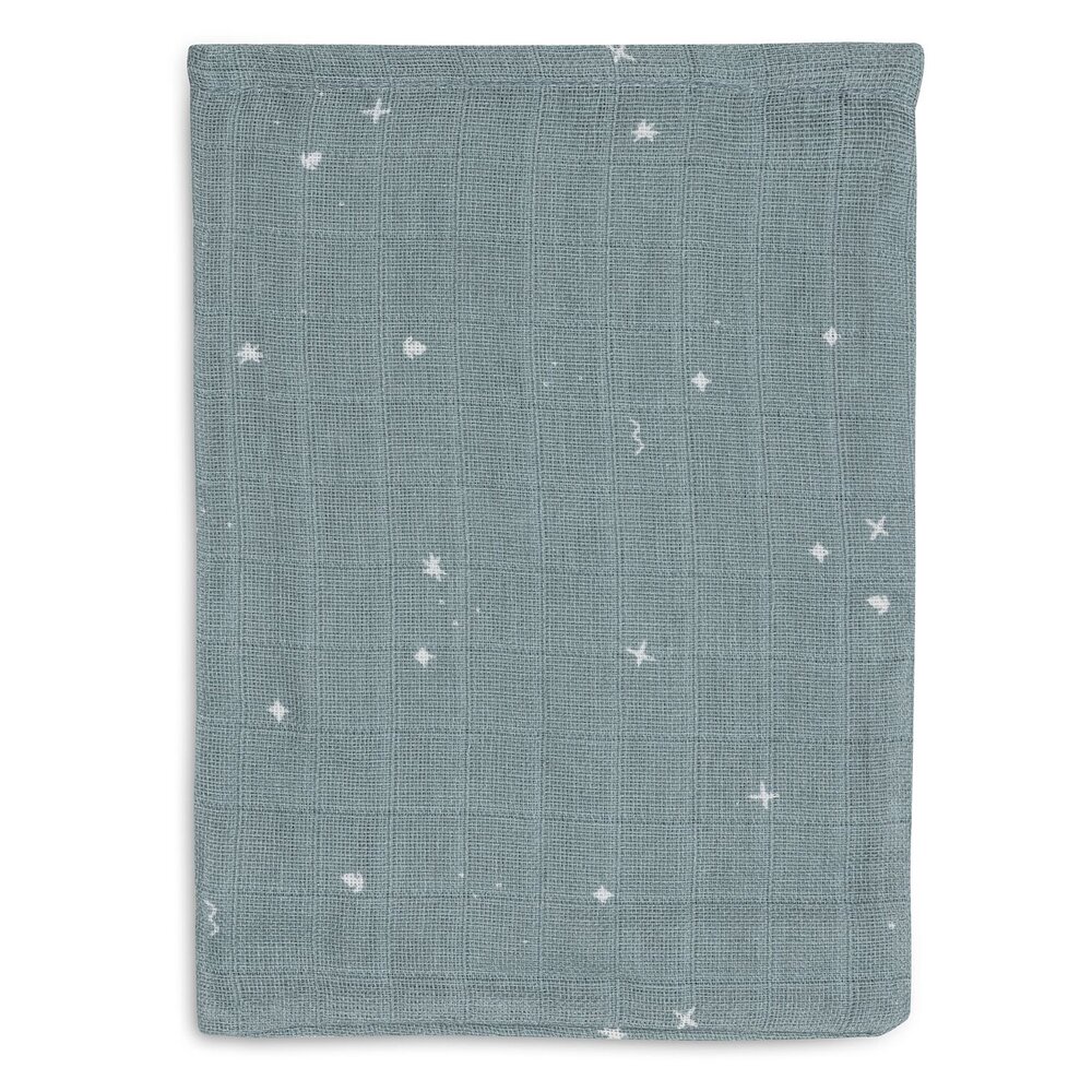 Hydrofiel Washandje 15x20cm Twinkling (3pack) Sea Green